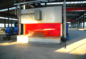 產品進行熱處理